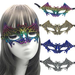 Halloween Cosplay Lace Masquerade Masks Party Eye Patch Lady Half Face Gold Blue Festive Venetian Costumes Carnival Easter Dance Nightclub Wedding Birtyday Ball