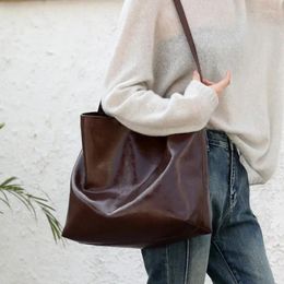 Evening Bags Large Capacity Shopper For Women Underarm Shoulder Bag Genuine Leather Bolsas Feminina Korean Bolsos Mujer Handbags
