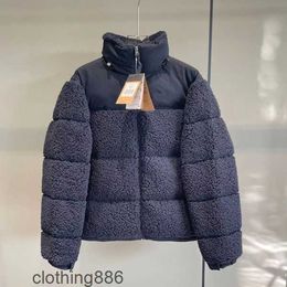 Men designer Jacket Fleece Jacket Man Faux Shearling Outerwear Coats Lambs Wool Winter Coat Parka Overcoat Casual Fashion Woman Thick Warm Designer the north 10BMG