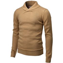 Polo Sweater Mens Casual Slim Fit Pullover Sweaters Long Sleeve Knitted Fabric Zip Up Mock Neck 293