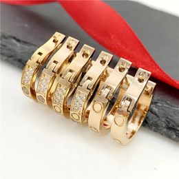 Designer Earrings full diamond luxury Jewellery stud earring engagement gift korean fashion sterling silver jewellery stainless steel 18K Gold