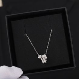 Designer Luxury Classic Comet Necklace French Five pointed Star Pendant Rhinestone 925 Sterling Silver Women Charm Necklace Deliver Mother Fashion Jewelry Gif