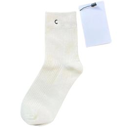Men's and Women's Designer Sports Socks Fashion Letter Embroidered Long Socks High Quality Silk Socks Casual Socks 2 Pairs e2