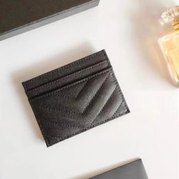 Card Holders Stylish Small Lightweight Women's Wallet High Quality Selling Classic Design Multi Colour Caviar Bag