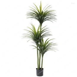 Decorative Flowers Simulation Dracaena Potted Clothing Store Plant Bonsai Decoration Living Room Floor Fake Green