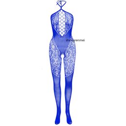 New Men S Halter Neck Strap Nighties Sexy Embroidery One Piece Lingerie Fishnet Bodysuit Suspenders Male Pantyhose Hollow Pama