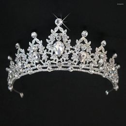 Hair Clips Fashion Bling Crystal Rhinestone Diadem Jewelry Bridal Crown Tiara Headband Accessories