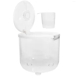 Storage Bottles Air Tight Food Rice Container Containers Cereal Bucket Airtight Holder Bin Lid