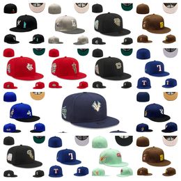 Fashion Designer hats Fitted hats baseball ball hat All teams Logo Cotton flat Embroidery men woman Snapbacks Athletic hats street Outdoor sports size Cap mix order