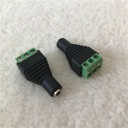 10pcs/lot Welding-Free DC 3.5mm to Dual Channel 3Pin Audio Stereo Plug for Monitor Camera Connection