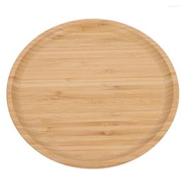 Plates Circular Tray Sushi Pastry Snack Platter Plate Fruit Serving Small Bamboo Tea Dinner