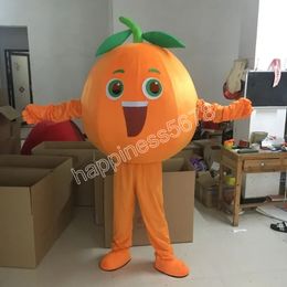 Hot New Orange Fruit Mascot Costumes Cartoon Character Outfit Suit Carnival Adults Size Halloween Christmas Party Carnival Dress suits For Men Women
