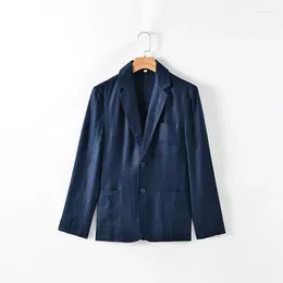 Men's Suits 2023 Fashion Linen Lightweight Loose Fit Ultra-thin Jacket - 98% For Comfort And Breathability Casual Blazers