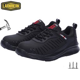 Safety Shoes LARNMERN Safety Shoes Steel Toe Shoes For Men Women Anti Smash Anti Puncture Non Slip Lightweight Work Shoes Safety Sneakers 231207