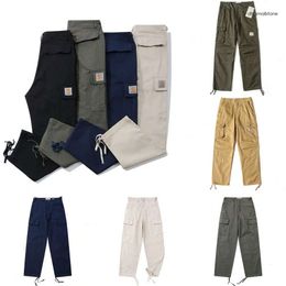 Carhart mens Designer Mens Cargo Carhart Pants Hip Multi Punk Rock Wide Oversized Streetwear Pants Cotton Casual Hip Hop Carharttlys Jeans