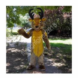 Halloween plush deer Mascot Costume Adult Size Cartoon Anime theme character Carnival Men Women Dress Christmas Fancy Performance Party Dress