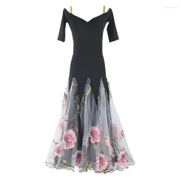 Stage Wear 2023 Women Ballroom Dance Competition Dress Modern Retro Chinese Style Performance Clothes Rave