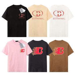 Designer T-shirt Brand BA T Mens Womens Short Sleeve Tees Summer Shirts Hip Hop Streetwear Tops Shorts Clothing Clothes Various Colors-57
