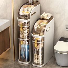 Bathroom Shelves Storage Cabinet Installation Free Toilet Drawer Closestool Crevice Rack Ultra N Kitchen Organiser 231206