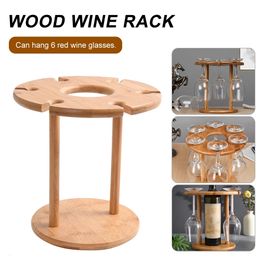 Pot Lid Holders Red Wine Rack Glass Cup Holder Upside Down Glasses Shelf Household Party Bottle Display Stand Drinking Organiser 231206