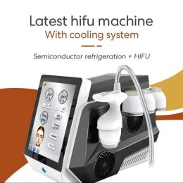 2024 New Arrivals Ice Hifu Machine Ultrasonic anti-aging Facial Lifting Skin Rejuvenation Body Shaping Machine For Spa Home Use