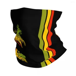 Scarves Rasta Lion Stripe 3 Bandana Neck Gaiter Printed Wrap Scarf Jamaica Multifunction Headband Cycling For Men Women Adult All Season