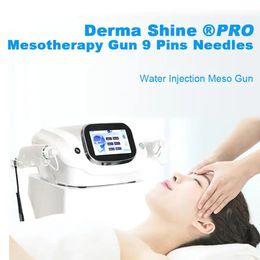 New Generation Radio Frequency Microneedle Skin Firming Brightening Face Lifting Anti-inflammatory Mesotherapy Gun Deep Hydrating 3 in 1 Machine with Cold Hammer