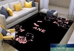 Room Bedside Blanket Stain-Resistant Wear-Resistant Bedroom Cushions Floor Mat Nordic Light Luxury Coffee Table Sofa