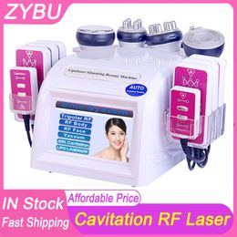 Lipo Laser 40K Ultrasonic RF Vacuum Cavitation Slimming Lipolaser Weight Reduce Fat Loss Professional 6 In 1 Body Shaping Sculpting Machine Cavi System Skin Lifting