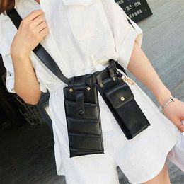 Causal Women Waist Bag Fashion Leather Chest Bags Waist Bag High-quality Female Crossbody Fanny Pack Girl Small Phone Pack 220615268p