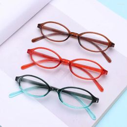 Sunglasses INS Style Japan Spicy Girl Glasses Frame Retro Small Oval Y2K Eyewear No Makeup Plain For Women