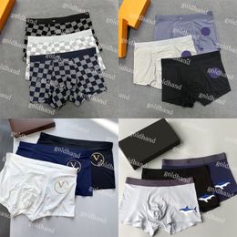 Mans Breathable Boxers Designer Casual Underpants Sexy Comfy Men Underwear 3pcs/Box