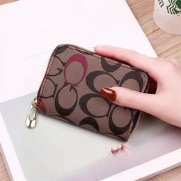 Zipper Women designer card holders lady fashion coin zero wallets female casual purses no397268h