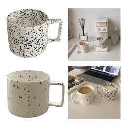 Mugs Ceramic Coffee Mug Retro Splash Ink Wave Dot Milk Cup Couple Cups Tea Drinkware Gifts Birthday Xmas Present