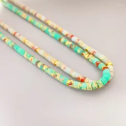 Pendants Handmade Natural Stone Beads Necklace Simple Women Chocker For Gift Short Fine Jewellery