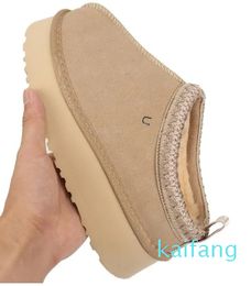 Designer Snow Boots Australia Mini Platform Boot Women Tazz Tasman Slippers Classic Slip-on Suede Slides Winter Wool Warm