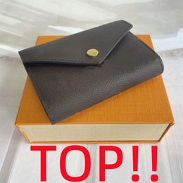 TOP VICTORINE WALLET new version with Gold-color hardware264a