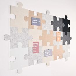 Wall Stickers Simplicity 3D Puzzle Felt Board Message P o Works Background Cork Bulletin Display Decor 231206