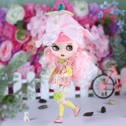 Soldier ICY DBS Blyth Doll bjd Joint Body Cute Rabbit Teeth Feature Mixed Colour Hair 1 6 Toy 30cm Girl Gift Anime SD 231207