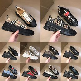 Herrenschuhe Designer-Sneaker Arthur Schuhe Gestreifte Vintage-Sneaker Luxus-Arthur-Sneaker Mode-Trainer Karierter Schnür-Plateau-Sneaker