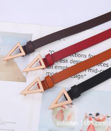 Designer Fashion Belt Vbelt Women039s Imitation Leather Pu with Suit Skirt Thin Belt Net Red Fashion Creative2423570