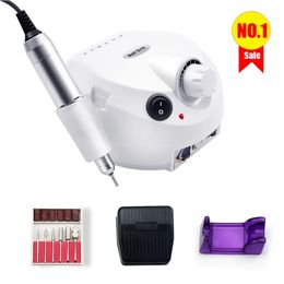 Nail Art Equipment 3500020000 RPM Electric Nail Drill Machine Mill Cutter Sets For Manicure Nail Tips Manicure Electric Nail Pedicure File 231207