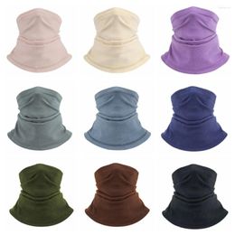 Bandanas Face Cover Fleece Thick Windproof Headwear Neck Warmer Winter Scarf Cold-proof Warm Ski Mask