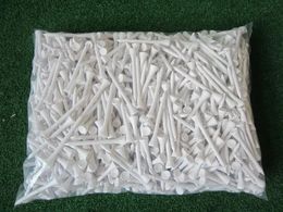Golf Tees 1000pcs/ lot Great quality bulk 70mm white wooden golf tee 231207