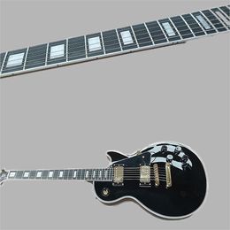 Classical 57 Version Transparent Red Model Standard Guitar Mahogany body Cream Binding guitars 369