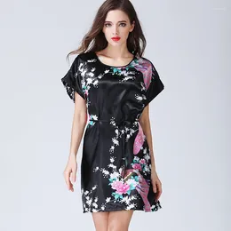 Casual Dresses Night Skirt Female Summer Korean Student Cute Dress Plus Size Home Service Feminine Women's Ice Silk Pyjamas Can Be Worn