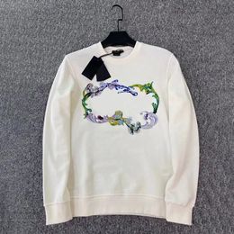 Men s Hoodies Sweatshirts Brand Designer Cotton Pullover Autumn Women And Men Retro Embroidery Printed Luxury Sweatshirt 2023 Winter Long Sleeved Sweater 231207