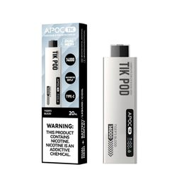 Disposable Vape Original APOC TIK 14000 Puff Vape Pen Electronic Cigarettes 3% Vape Pod 10 Flavours