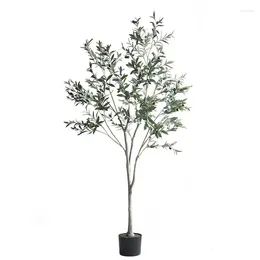 Decorative Flowers And Fruits Fake Plant Potted Branches Home Office Living Room Floor Bonsai 60-240cm