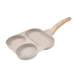 Pans Cross-Border Selling Egg Burger Pan - Non-Stick With Four Holes For Home Cooking And Steaks Cast Iron